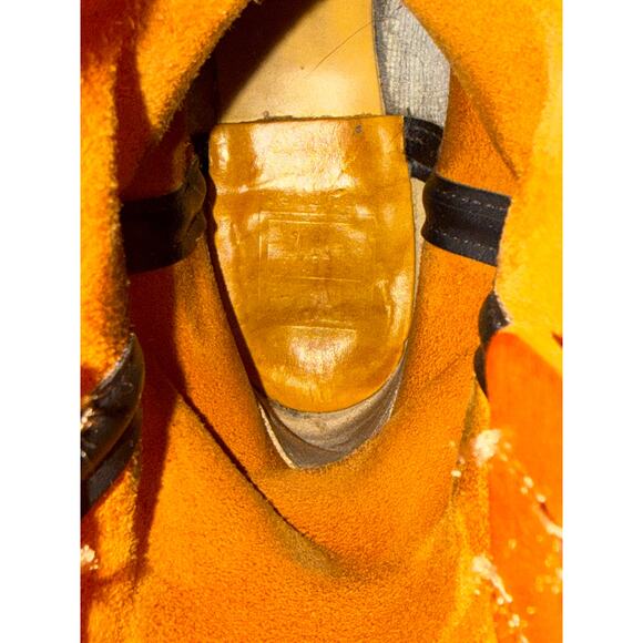 Frye Harness 12R Motorcycle Cowboy Boots Womens 9M Camel Brown Leather Cognac - Picture 10 of 11